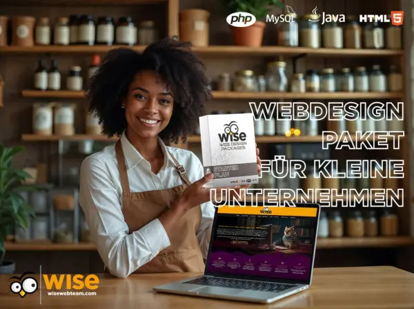 Starter Plan Von Wise Webagentur – Website Kosten Ab 1499 € Für Startups Und Kleine Unternehmen