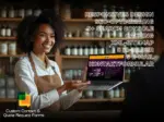 Unternehmerin zeigt Laptop mit Website von WISE Webagentur – Responsive Design, SEO-Optimierung, XML-Sitemap und Kontaktformular